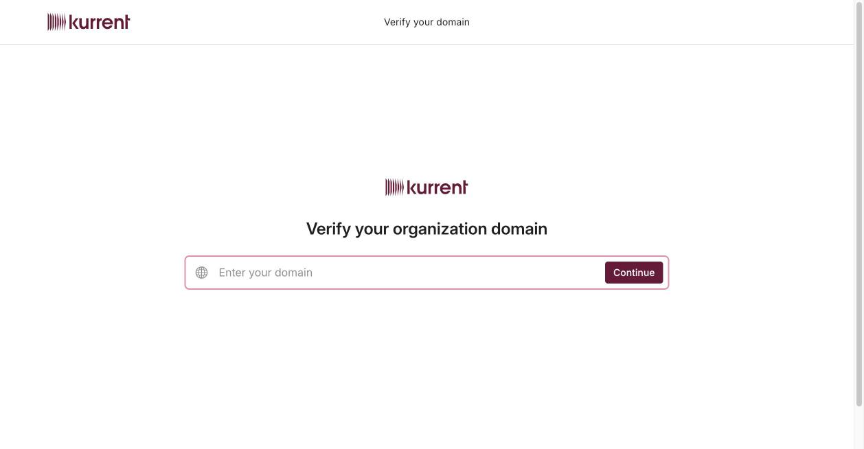 Verify your organization domain